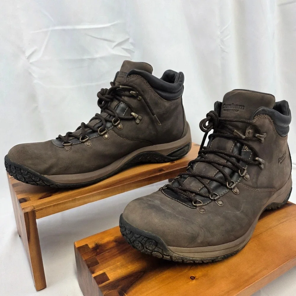 Dunham Waterproof Men's Leather Hiking Boots Size 14